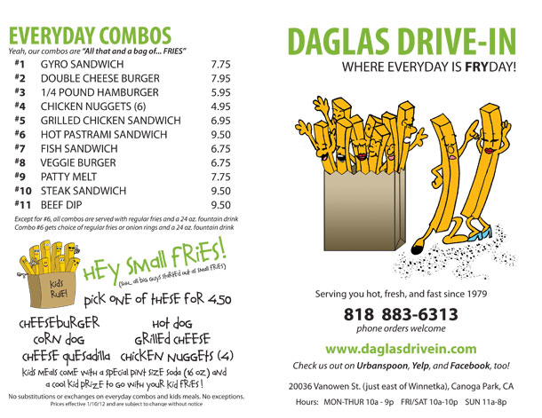 Daglas Menu